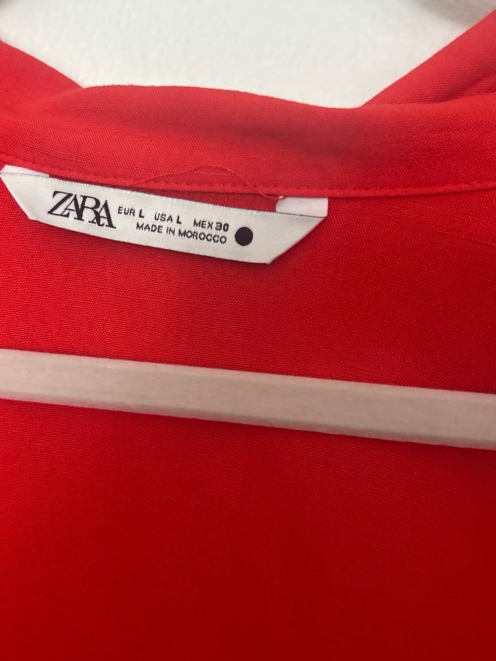 Zara Bright Red tunic -Style Dress - Picture 2 of 5